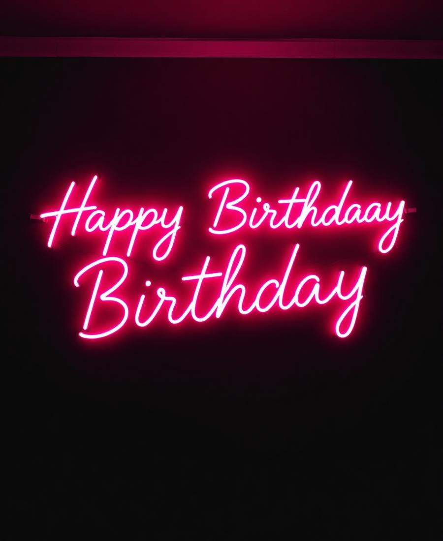 Happy Birthday Neon